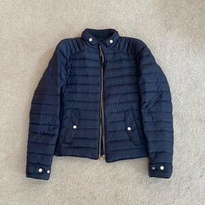 Zara Fitted Light Puffer Combo Jacket